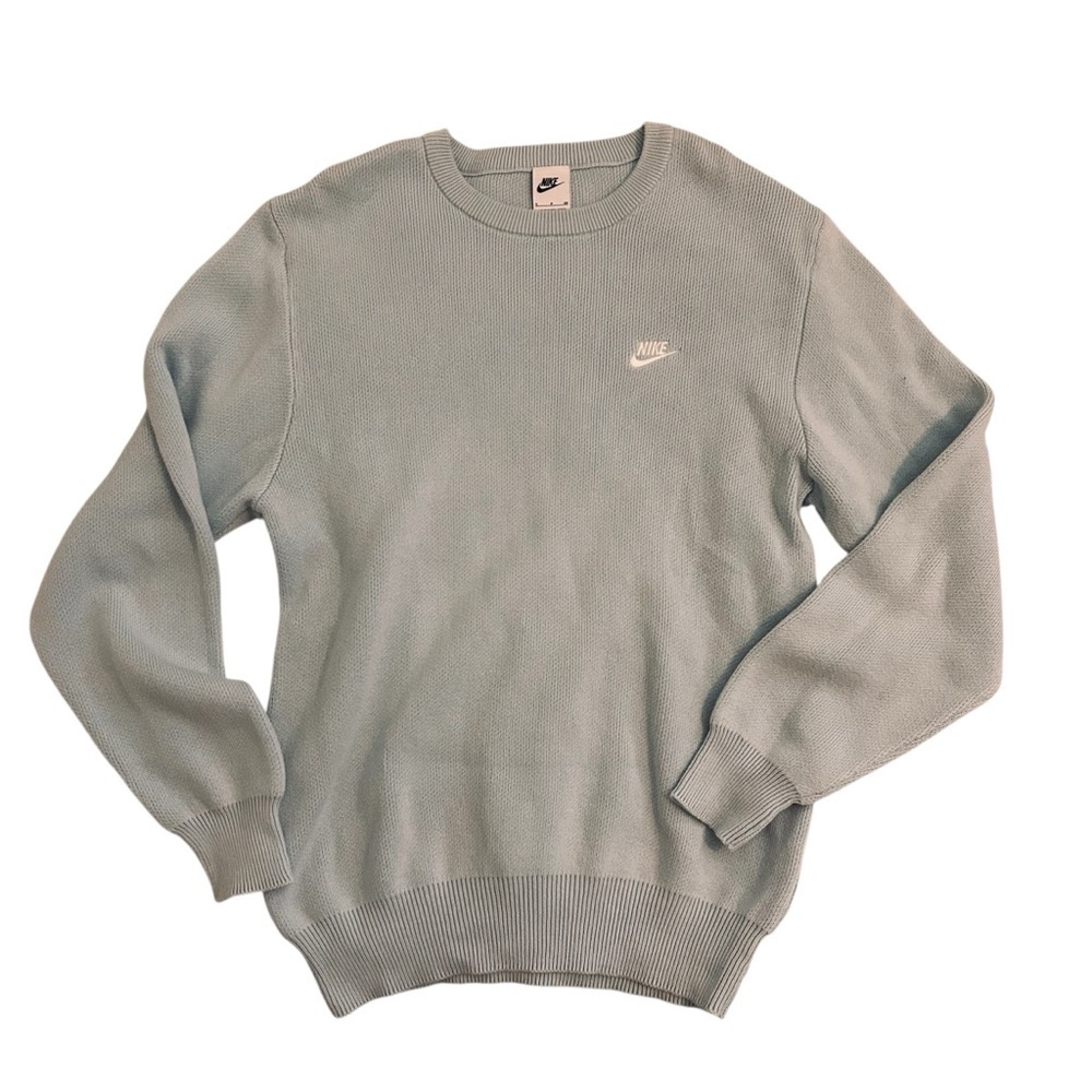 NWOT men’s NIKE crewneck sweater, light blue perfect condition! Size small - Picture 2 of 9